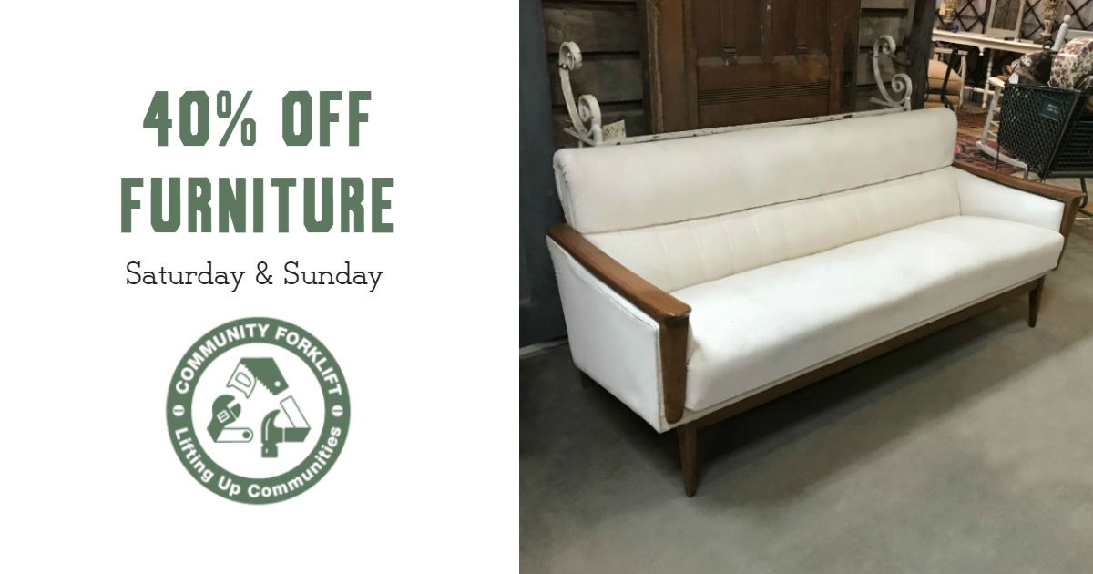 Weekend Sale Modern & Vintage Furniture Community Forklift