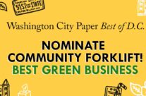 Nominate Community Forklift for BEST GREEN BUSINESS!