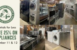 Appliances are 25% off this weekend!