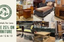 Save 25% on modern and vintage furniture this weekend!