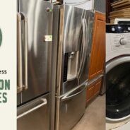 Save 25% on appliances this weekend at the reuse warehouse!