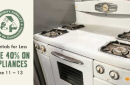 Save 40% on modern and vintage appliances