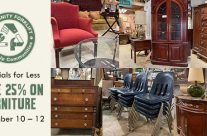 Save 25% on modern and vintage furniture September  10–12!