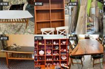 Before and After: Upcycling projects using salvaged materials from the reuse warehouse