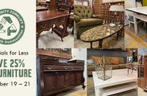 Save 25% on unique modern and vintage furniture November 19–21