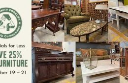 Save 25% on unique modern and vintage furniture November 19–21