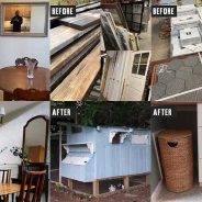 Before and After: Creative projects using salvaged materials from Community Forklift