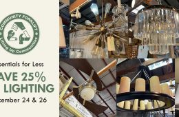 Save 25% on modern and vintage lighting December 24 & 26!