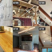 Before and After: Secondhand materials from Community Forklift find new uses
