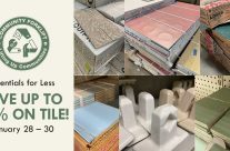Save 50% on tile in the reuse warehouse and 25% on vintage tile in our eBay store!