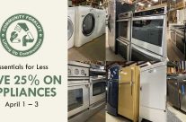 No joke! Save 25% on modern and vintage appliances April 1 – 3
