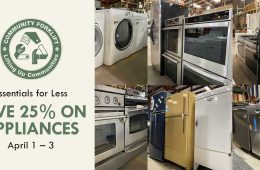 No joke! Save 25% on modern and vintage appliances April 1 – 3
