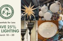 Save 25% on modern and vintage lighting: chandeliers, lamps, pendants, & more